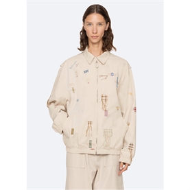 Sea New York Claira Embroidery Jakke, Stone